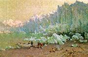 Thomas Hill The Muir Glacier in Alaska oil painting artist